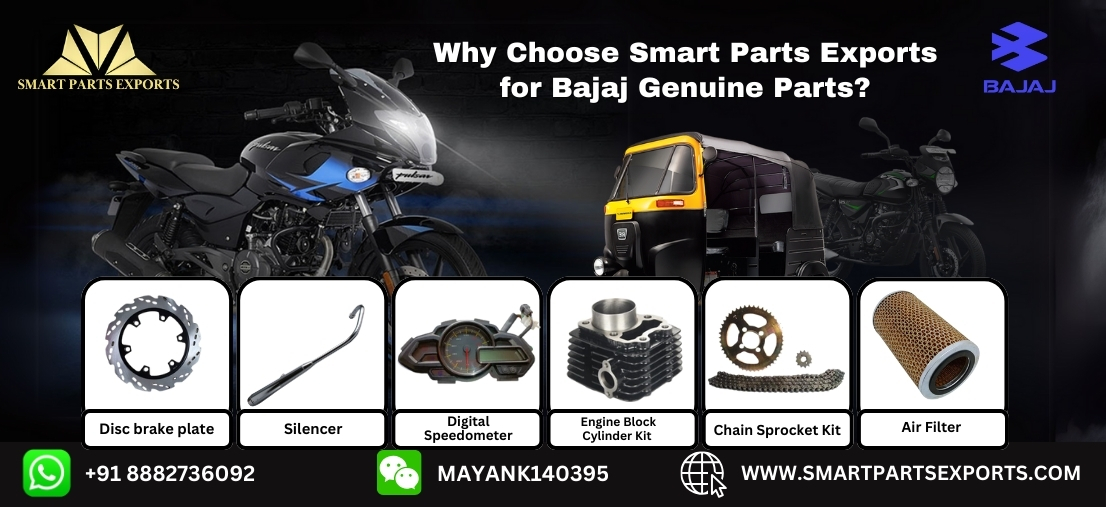 Bajaj Genuine Parts Exporter: Delivering Quality Bajaj Parts Worldwide