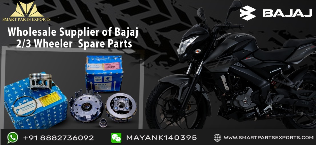 Genuine Bajaj 2/3 Wheeler Parts in Bulk from Smart Parts Exports